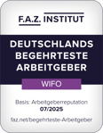FAZ-Siegel_Begehrteste Arbeitgeber_2025_WIFO